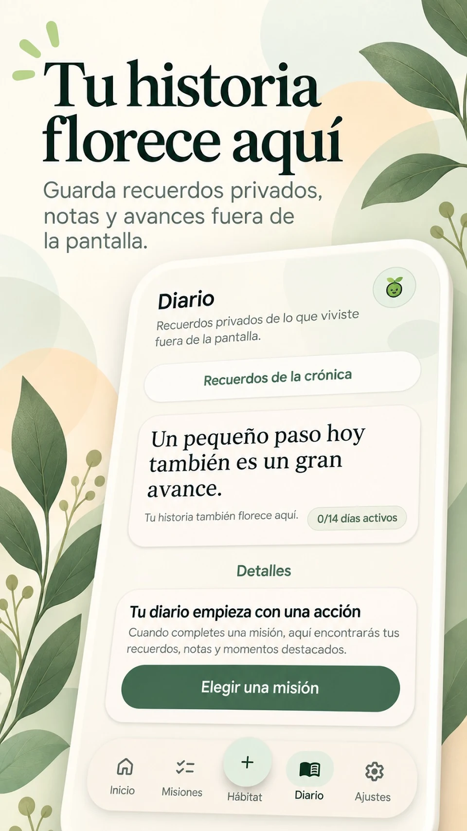 Dentro de la aplicación 5 · Mi Raíz
